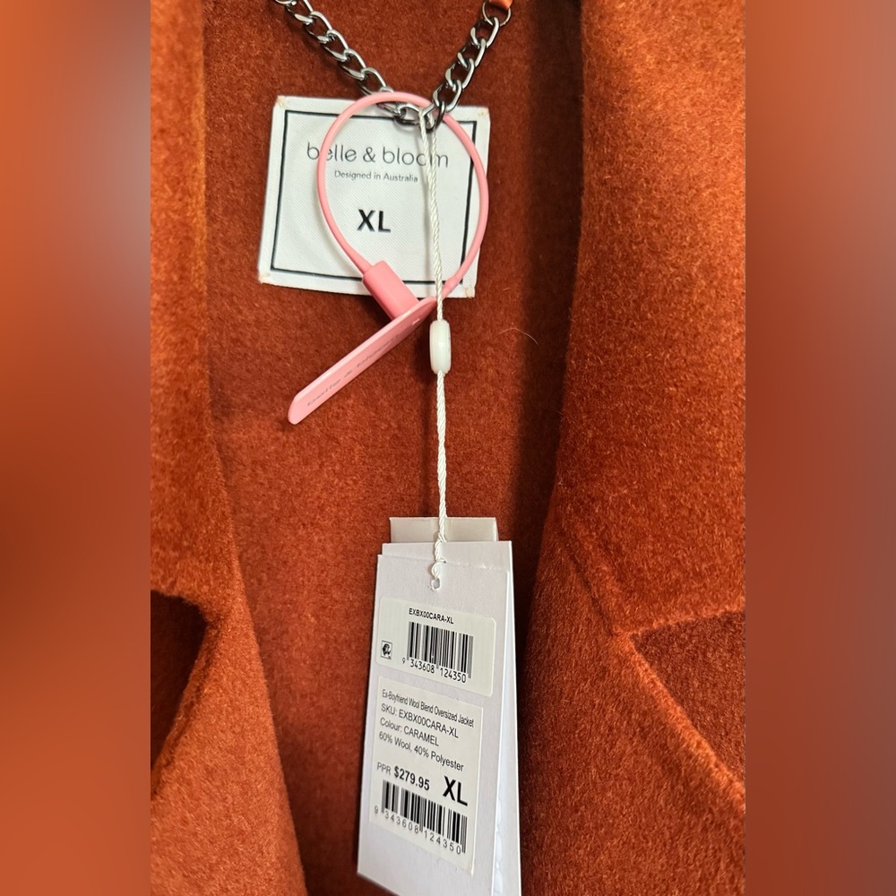 NWT Belle & Bloom Ex-Boyfriend Jacket SIZE XL - Picture 4 of 6